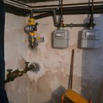 Gaszähler unterkellert